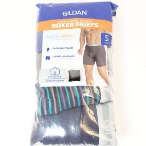 NWT Gildan Men's Regular Leg Boxer Brief Multipack